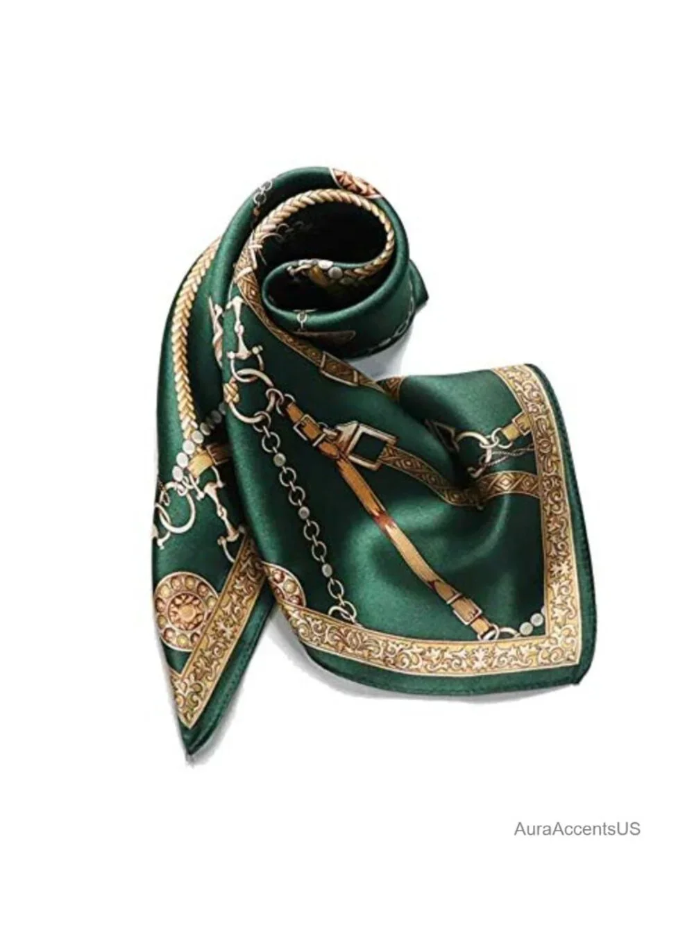 100% Mulberry Silk Square Neckerchief Scarf with Gift Box